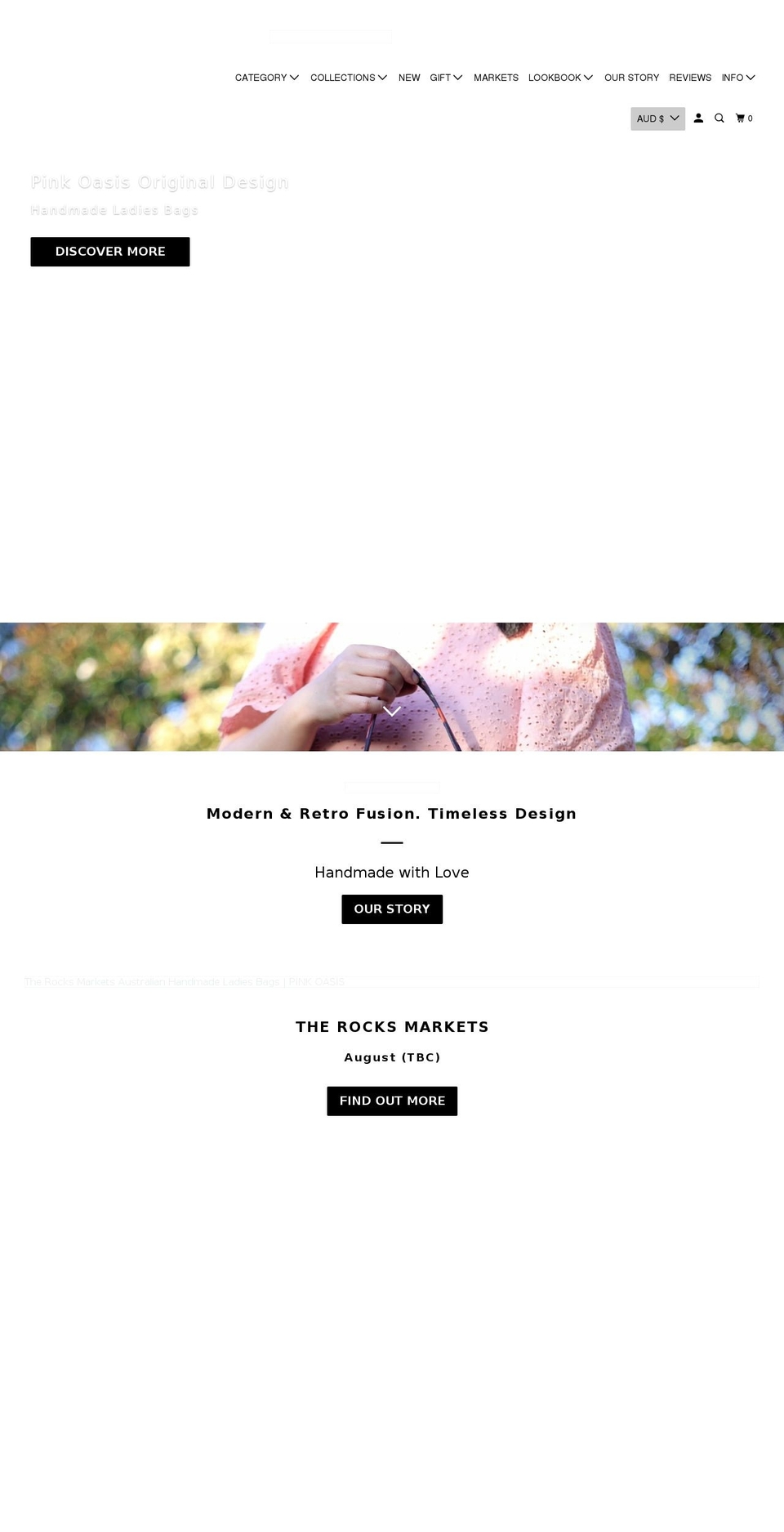 pinkoasis.co shopify website screenshot