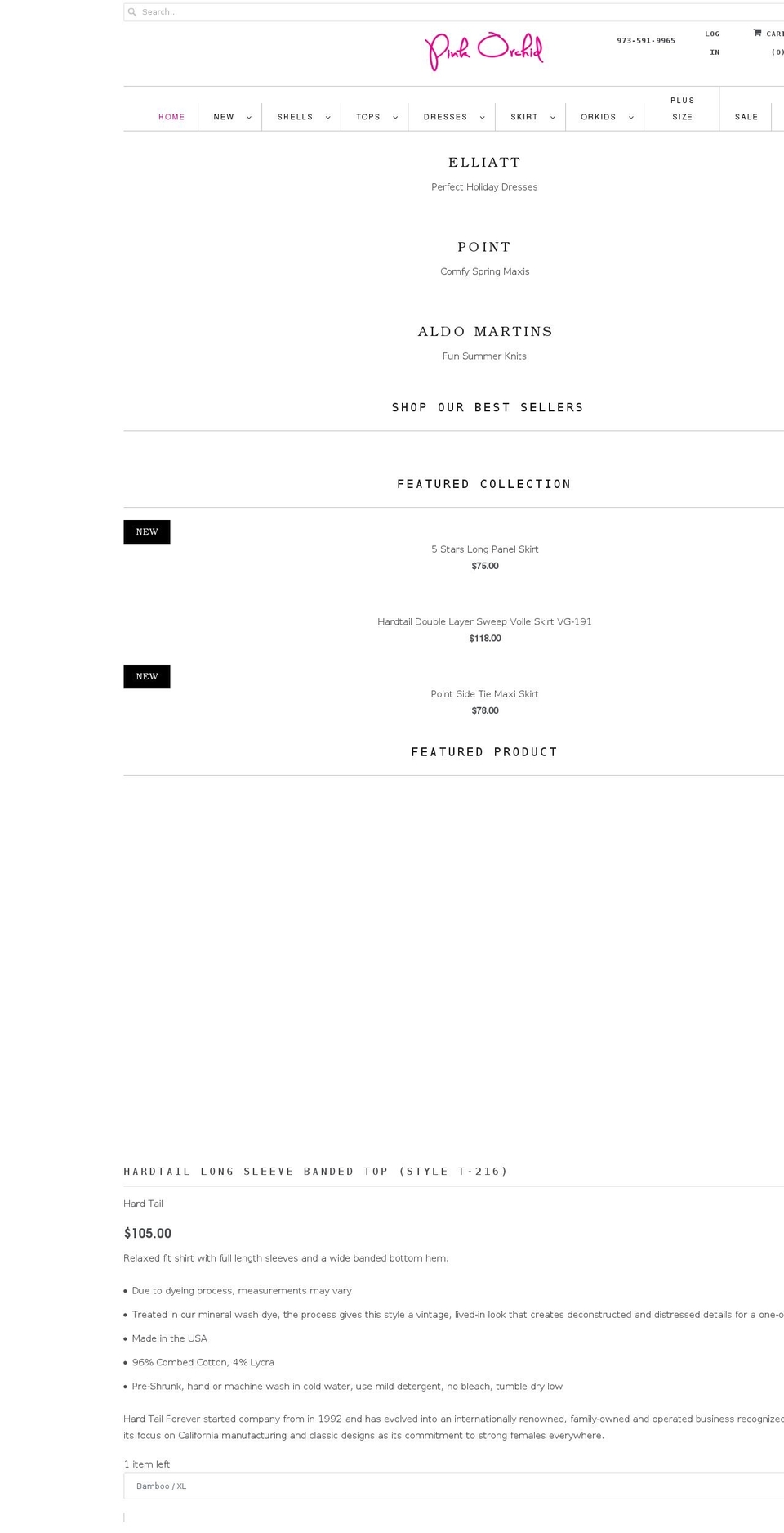 pinkorchidfashion.myshopify.com shopify website screenshot