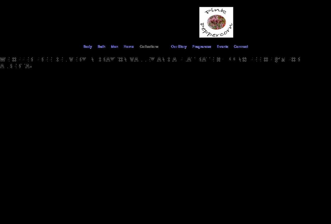 pinkpeppercorn.ca shopify website screenshot