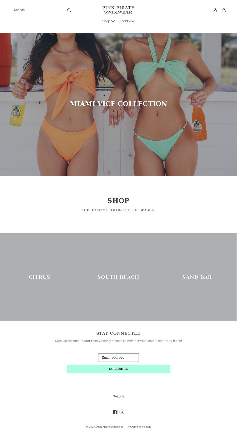 pinkpirate.com shopify website screenshot