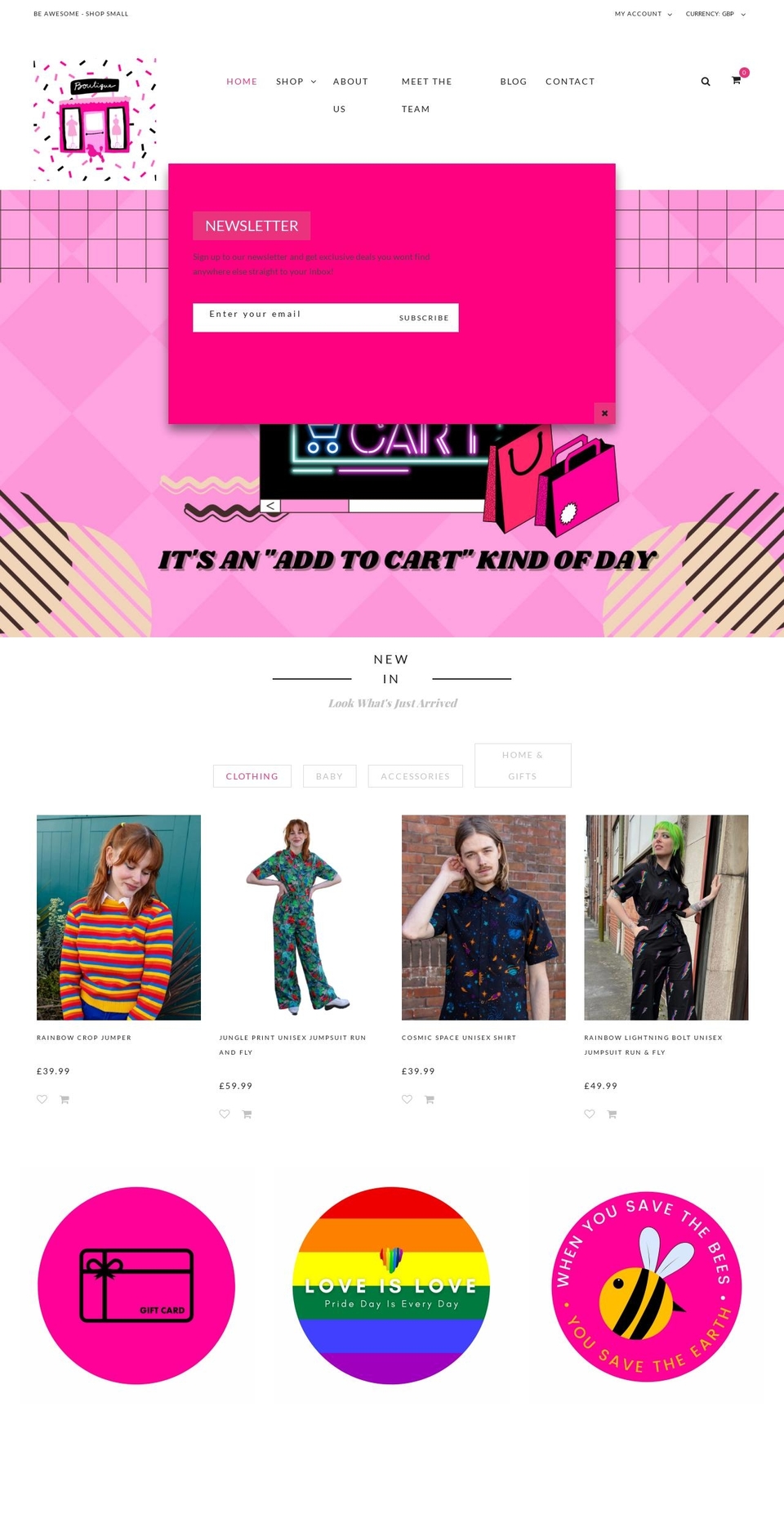 pinkpoodleboutique.co.uk shopify website screenshot
