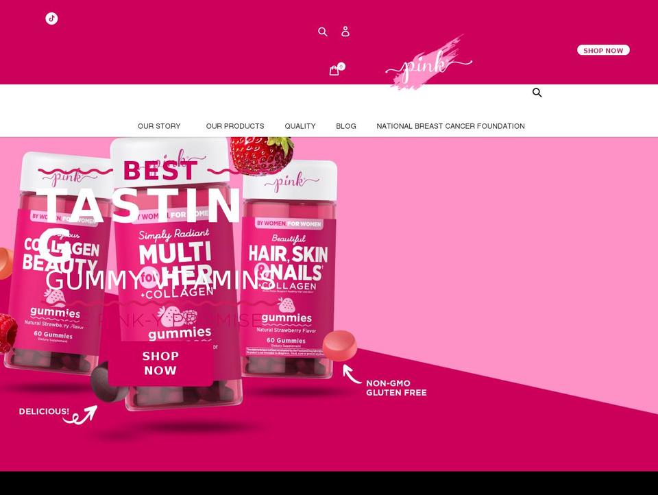 pinkproducts.com shopify website screenshot