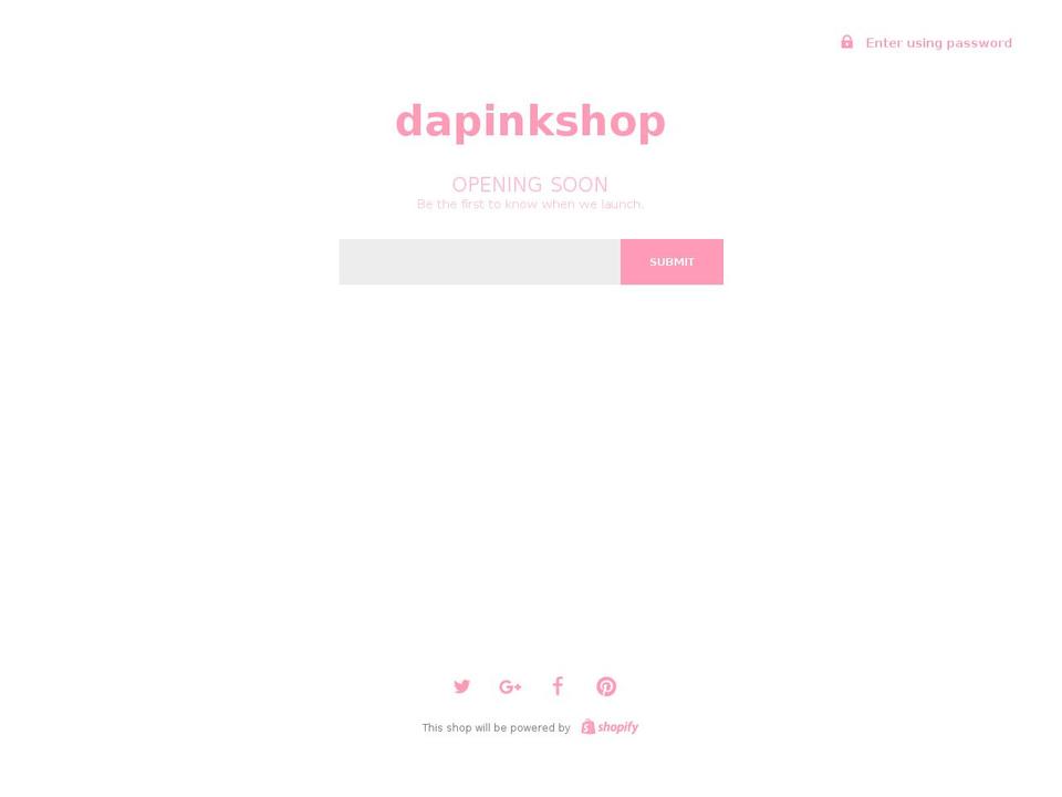 pinkshop.co shopify website screenshot