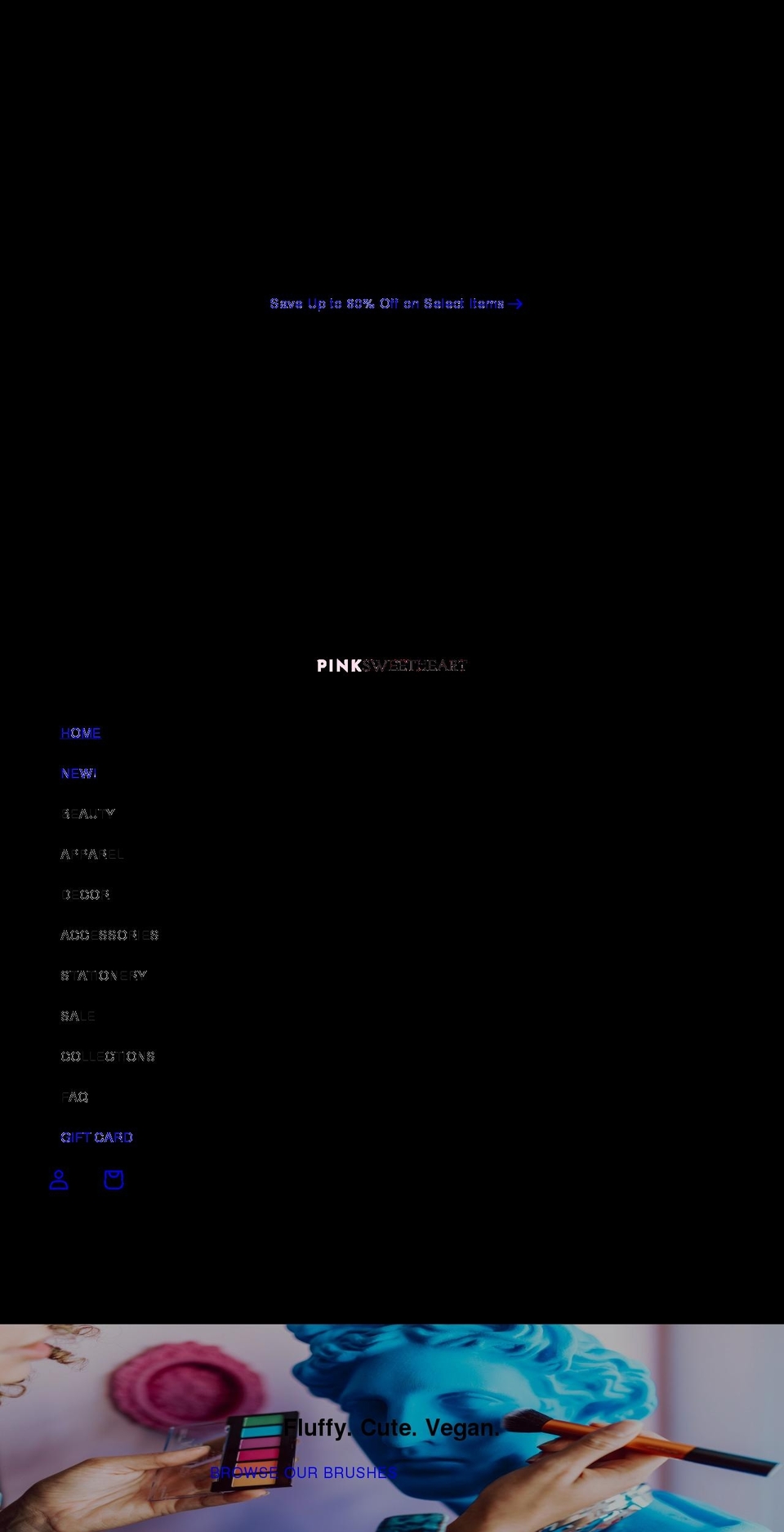 pinksweetheart.com shopify website screenshot