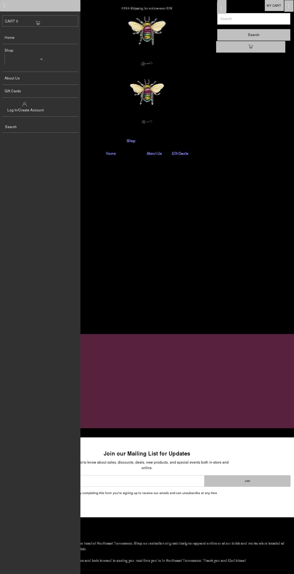 pinkwhaleboutique.com — Shopify storefront screenshot