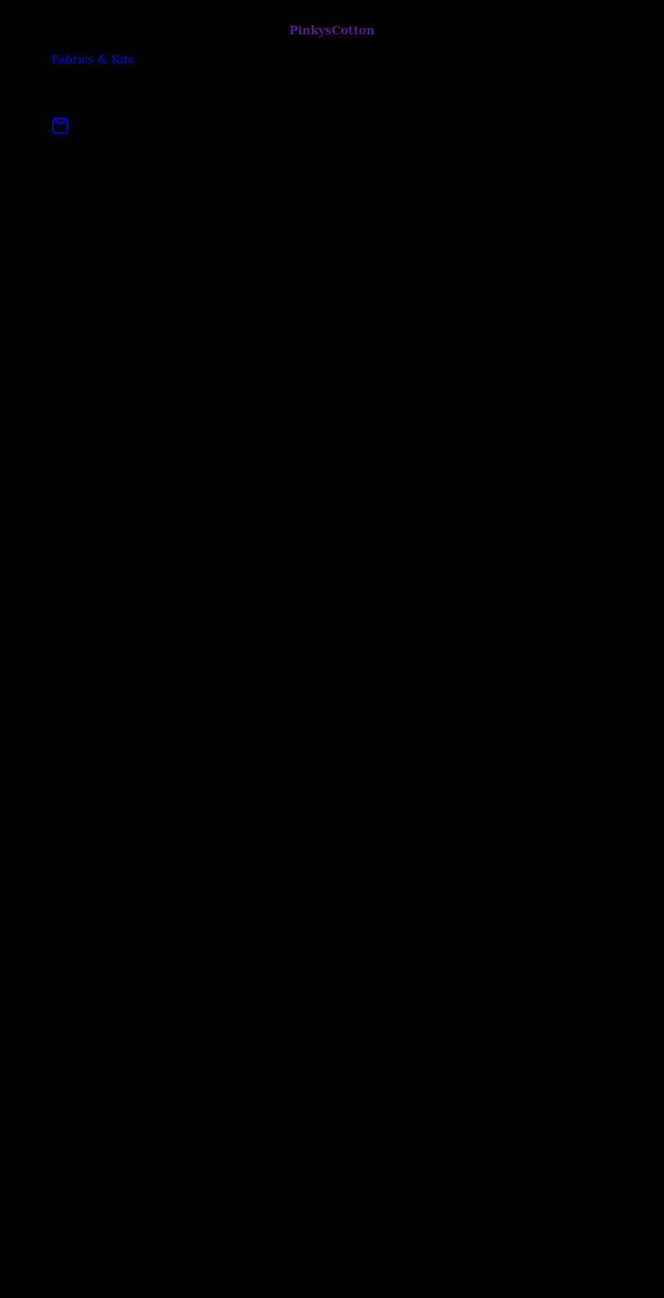 pinkyscotton.com shopify website screenshot
