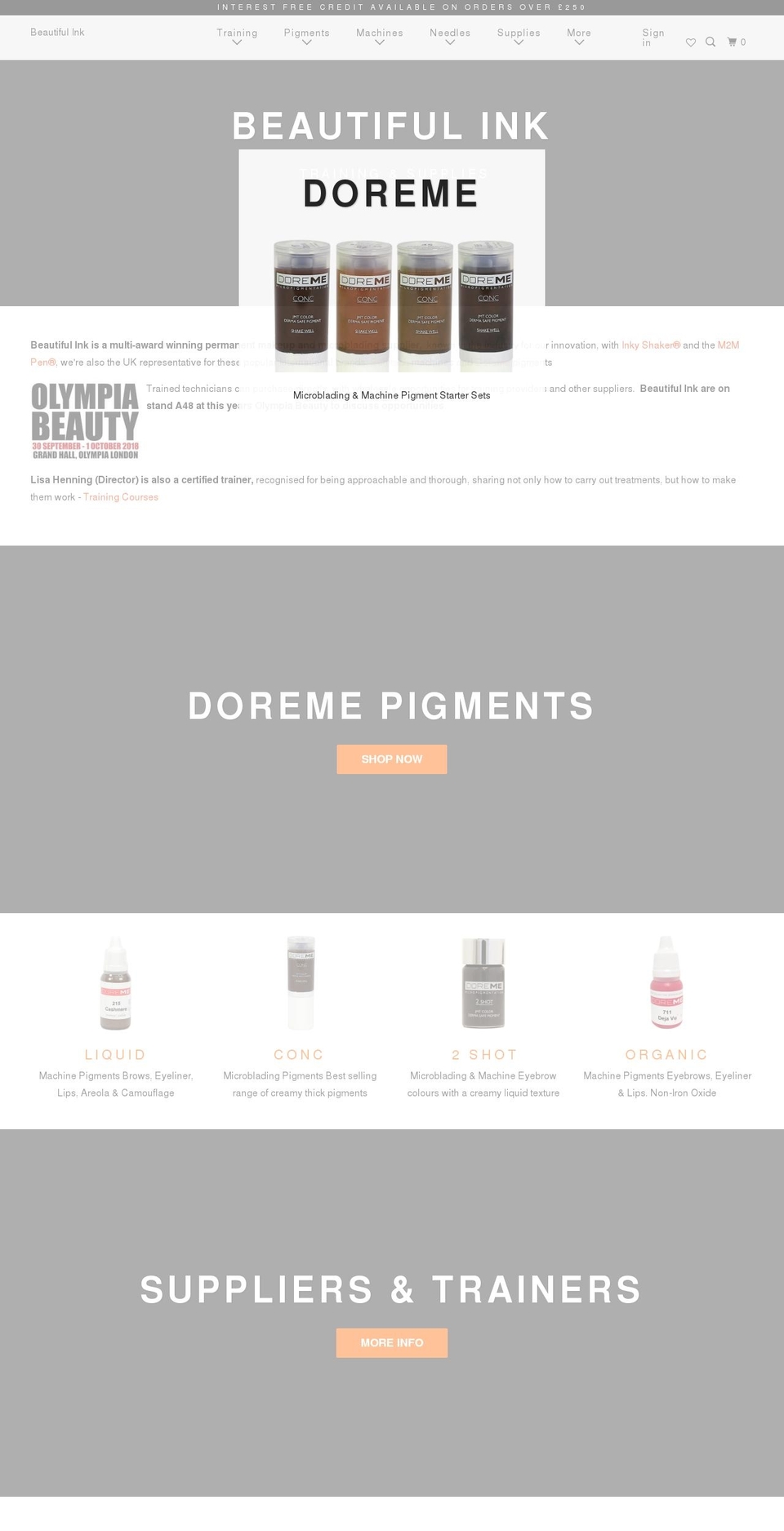 pinkyshaker.com — Shopify storefront screenshot
