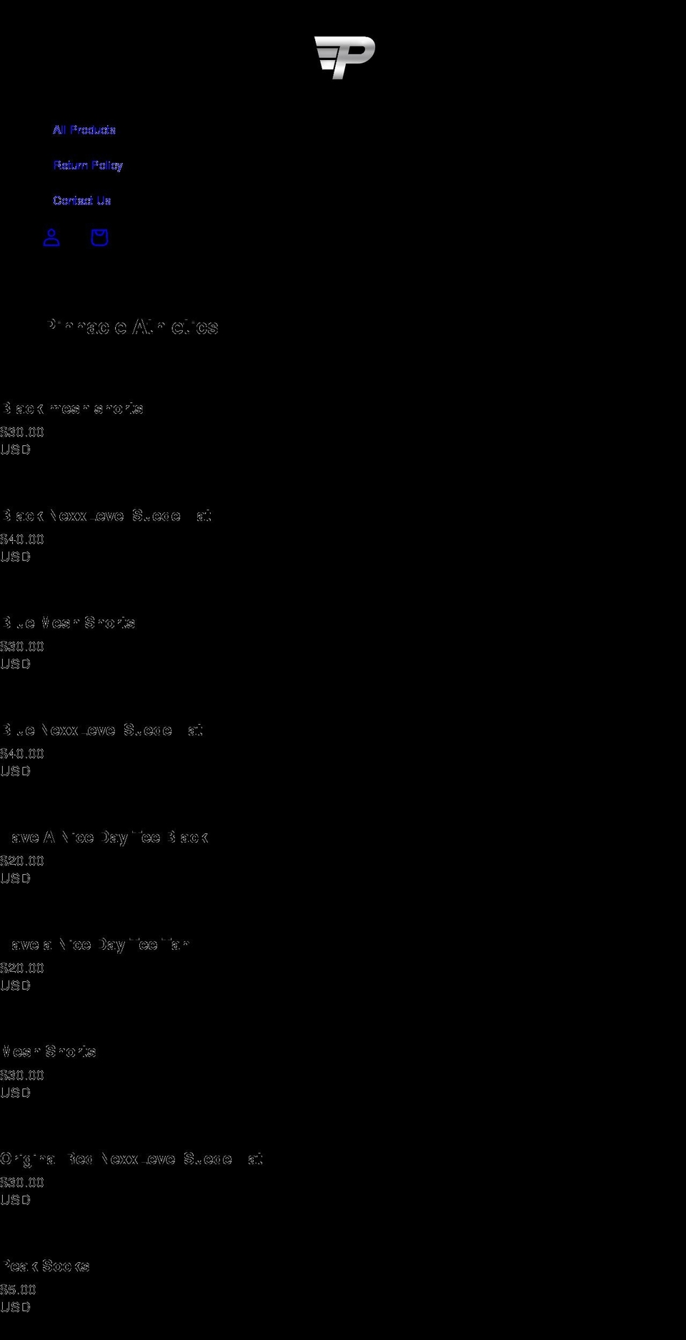 pinnaclebrand.net shopify website screenshot