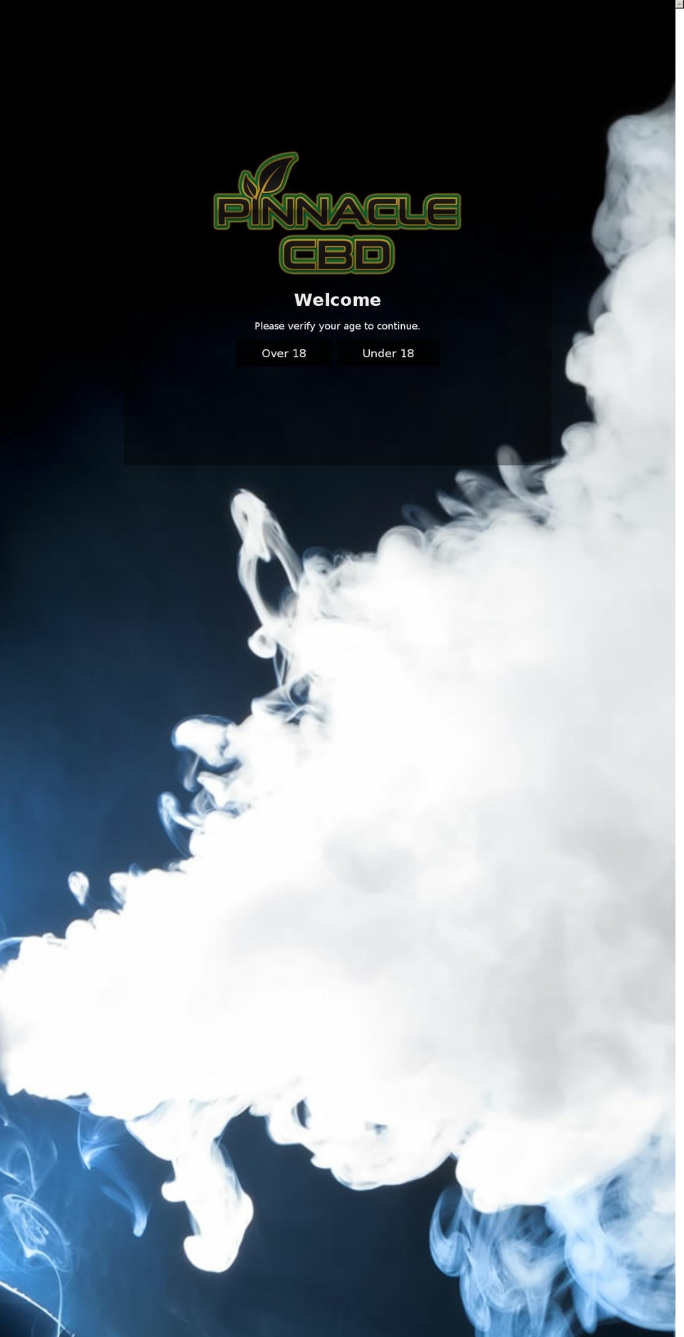 pinnaclecbd.com — Shopify storefront screenshot