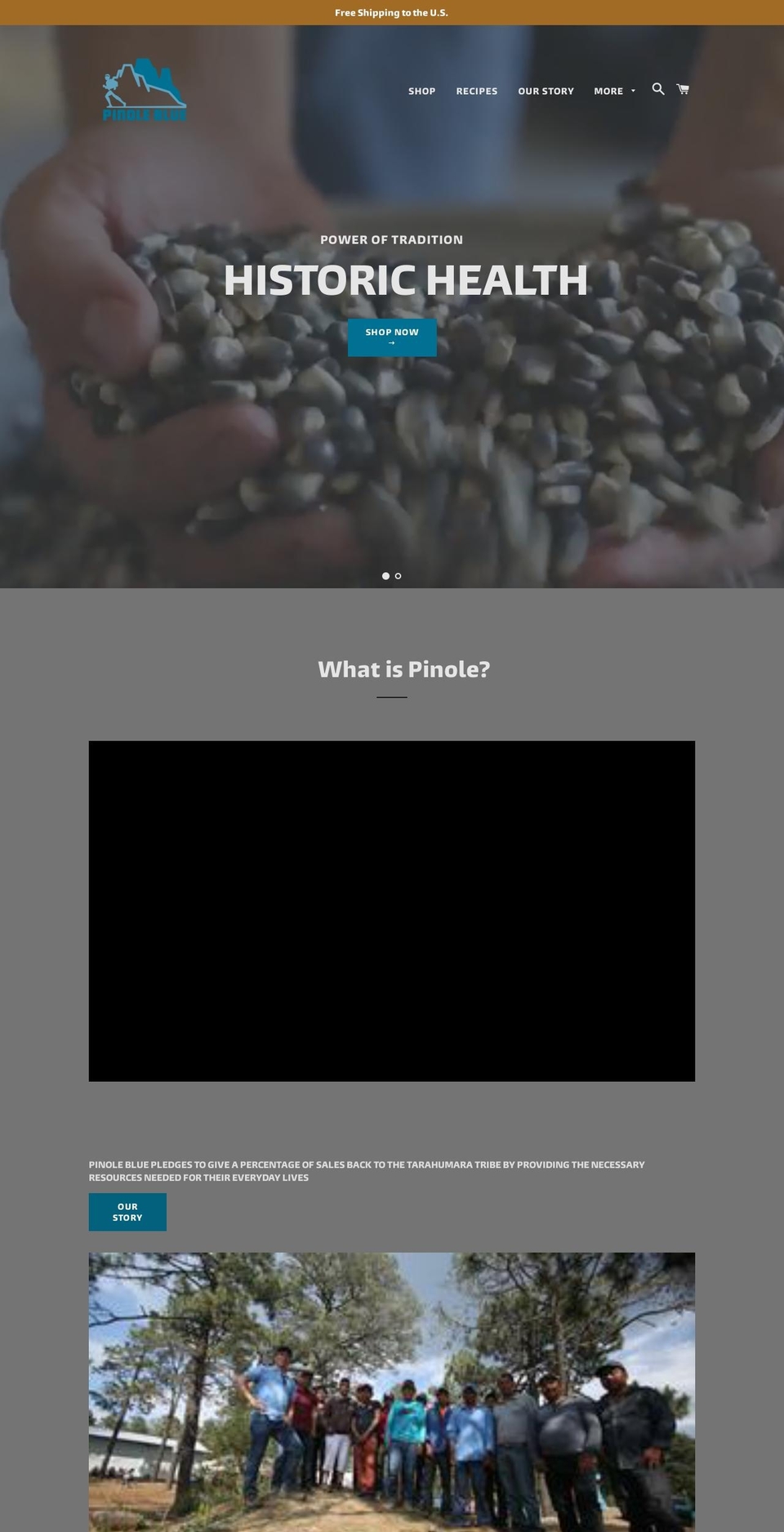 pinoleblue.com shopify website screenshot
