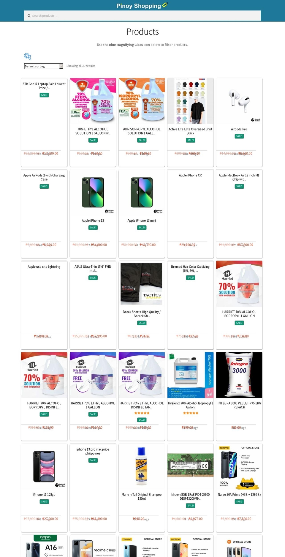 pinoyshopping.com — Shopify storefront screenshot