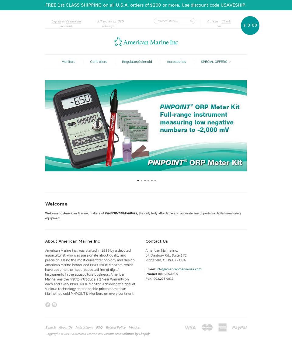 pinpointmonitors.com — Shopify storefront screenshot