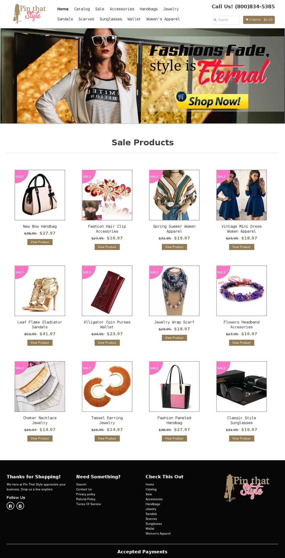 pinthatstyle.com — Shopify storefront screenshot