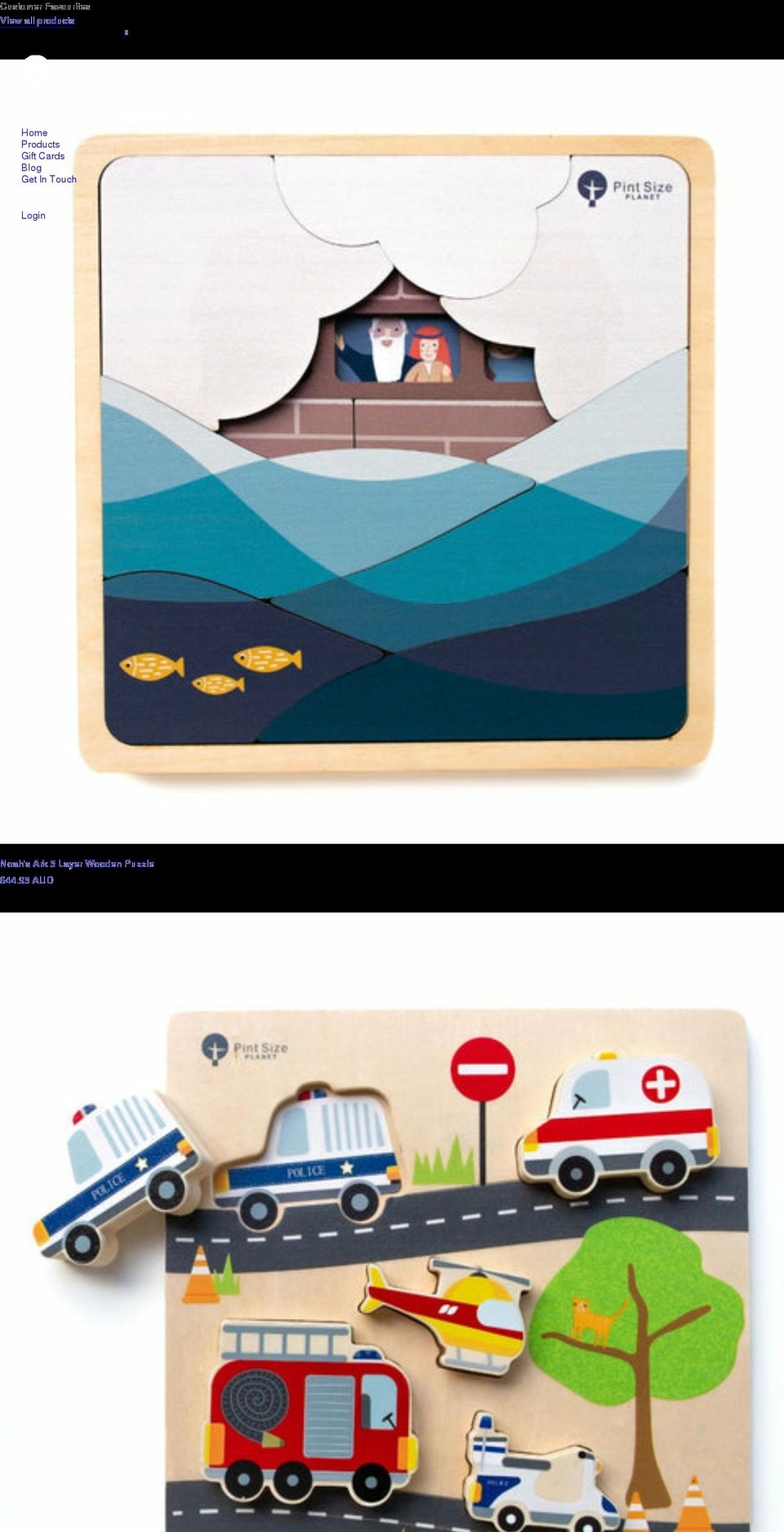 pintsizeplanet.com shopify website screenshot