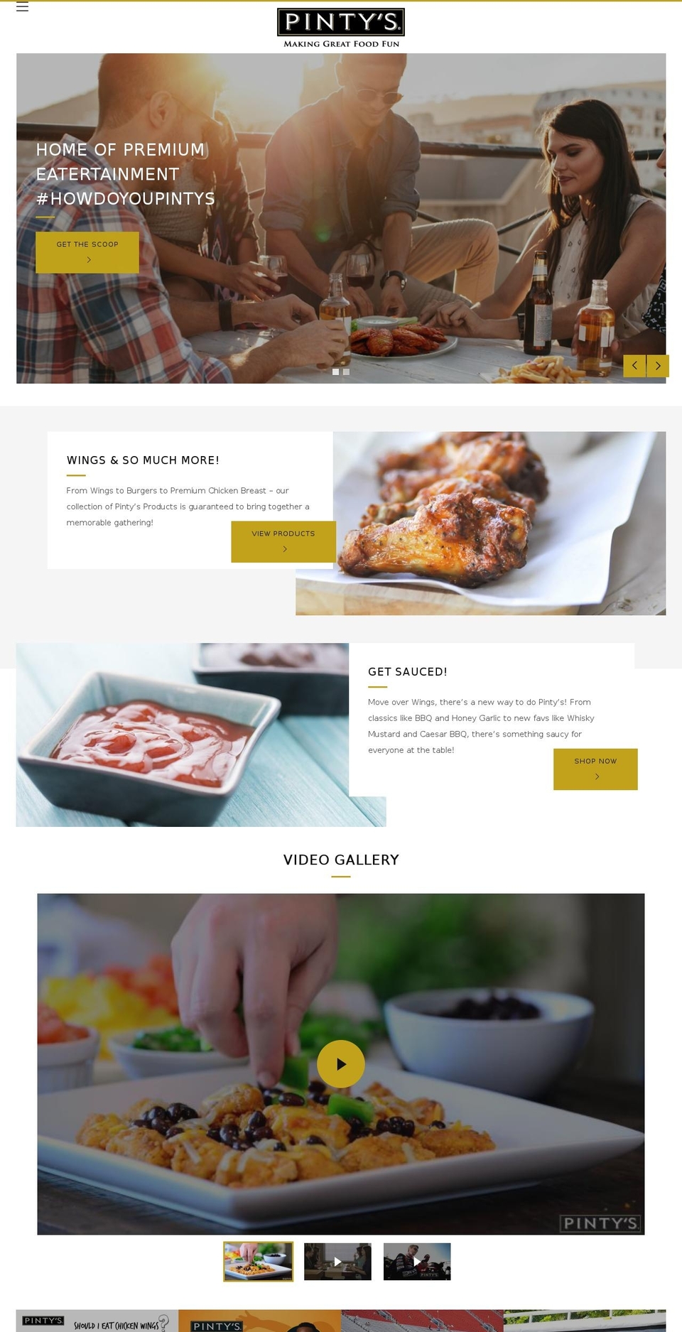 Development Theme Shopify theme site example pintys.com