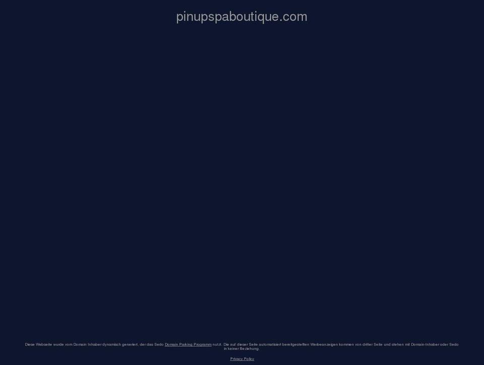 pinupspaboutique.com — Shopify storefront screenshot