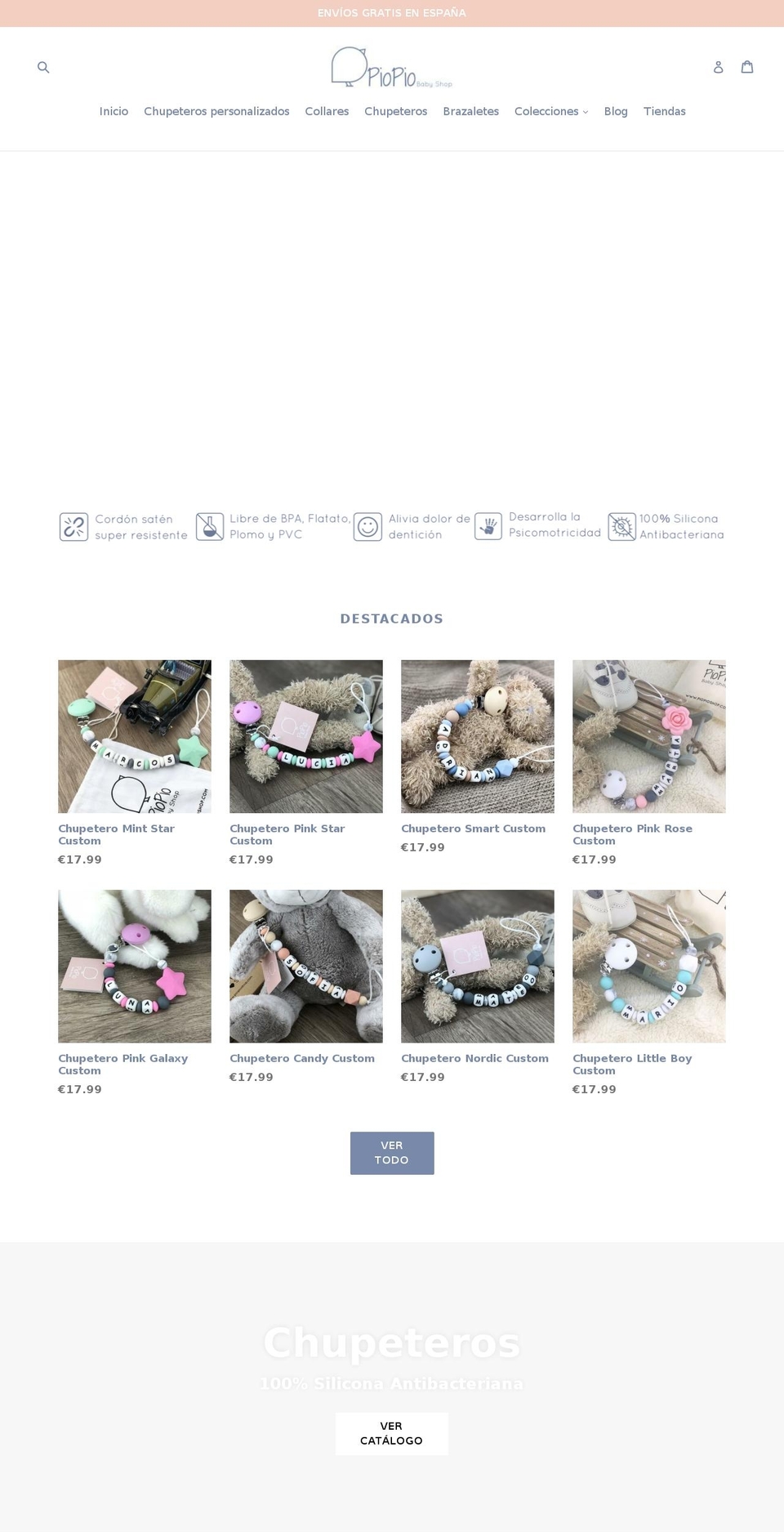 piopioshop.com — Shopify storefront screenshot