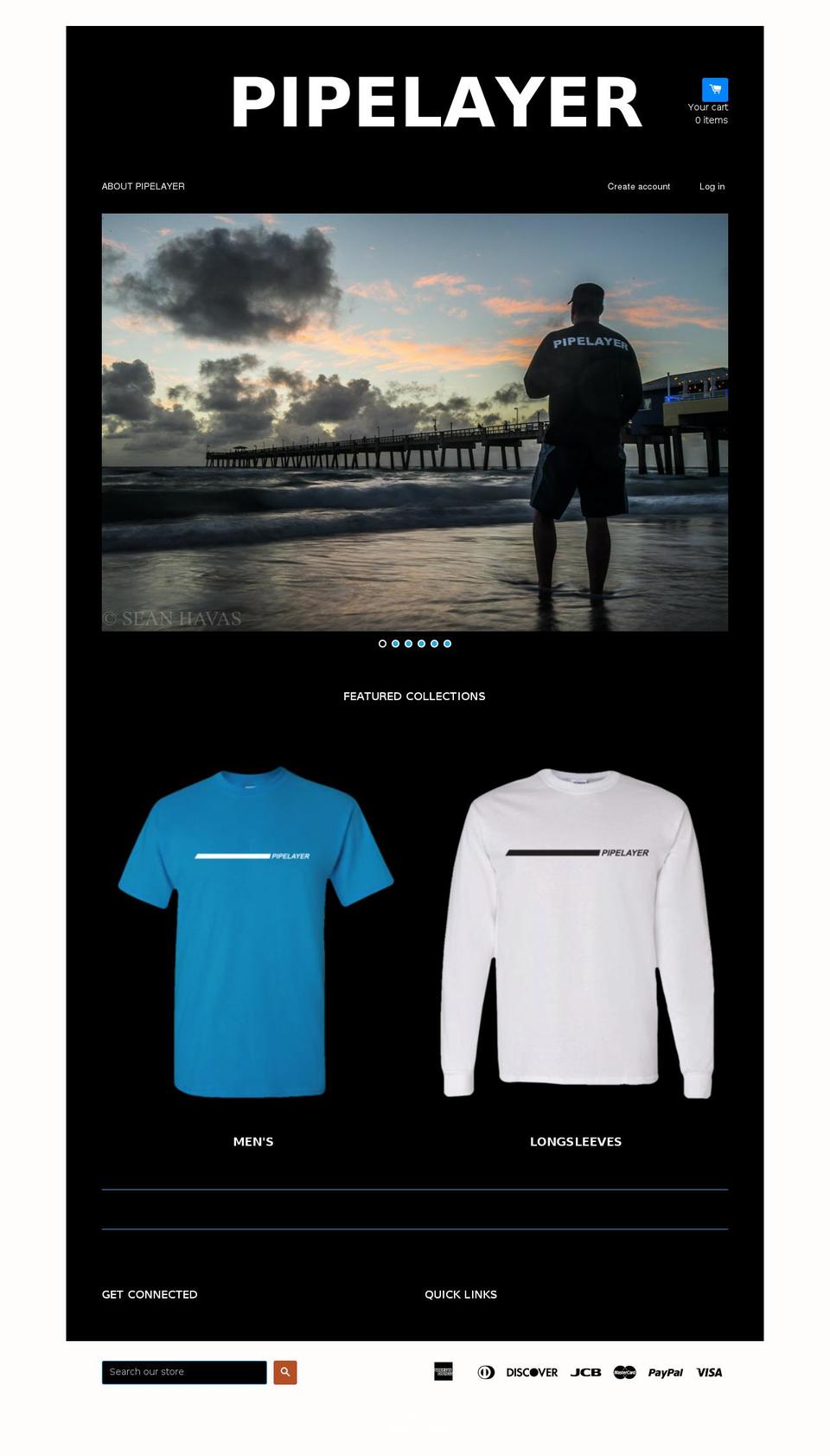 pipelayer.com shopify website screenshot