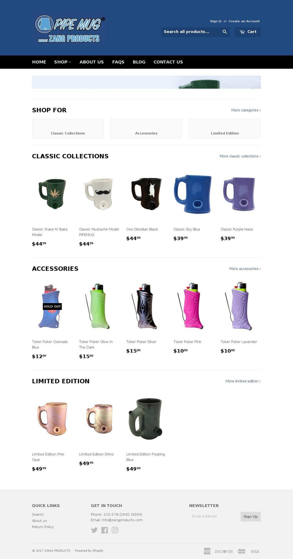 pipemug.com shopify website screenshot