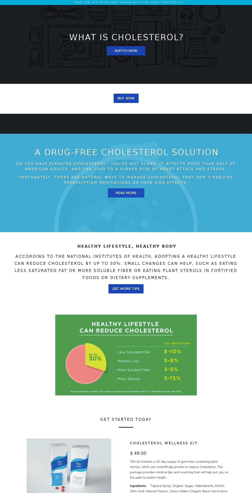 piperbiosciences.com shopify website screenshot
