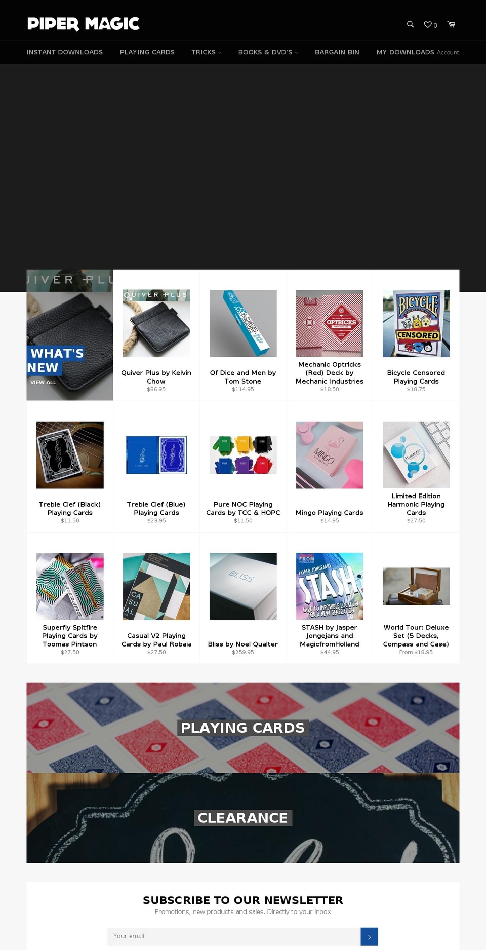 pipermagic.com.au shopify website screenshot