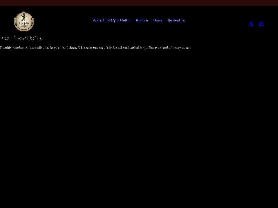 piperscoffeeroast.com shopify website screenshot
