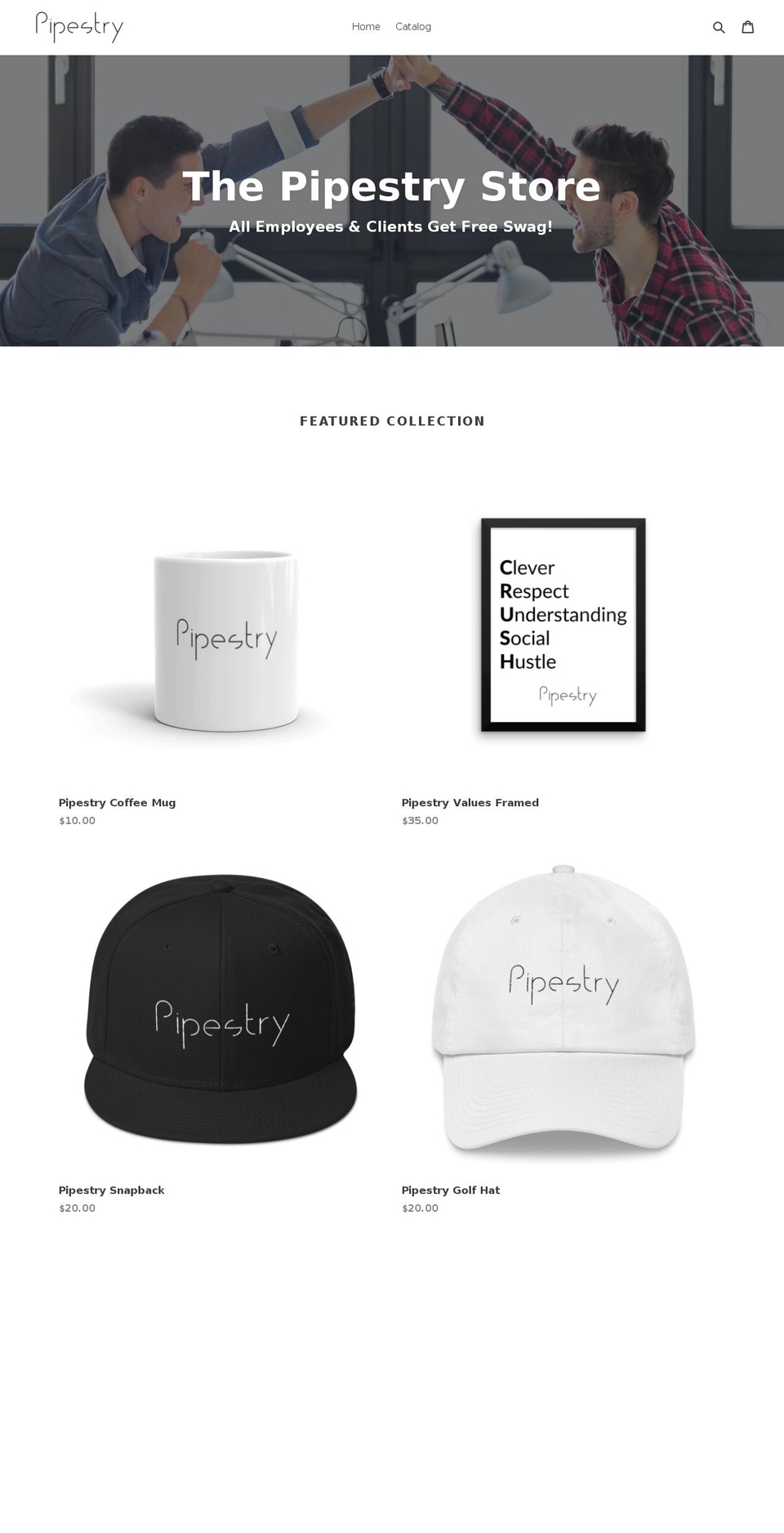 pipestry.store shopify website screenshot