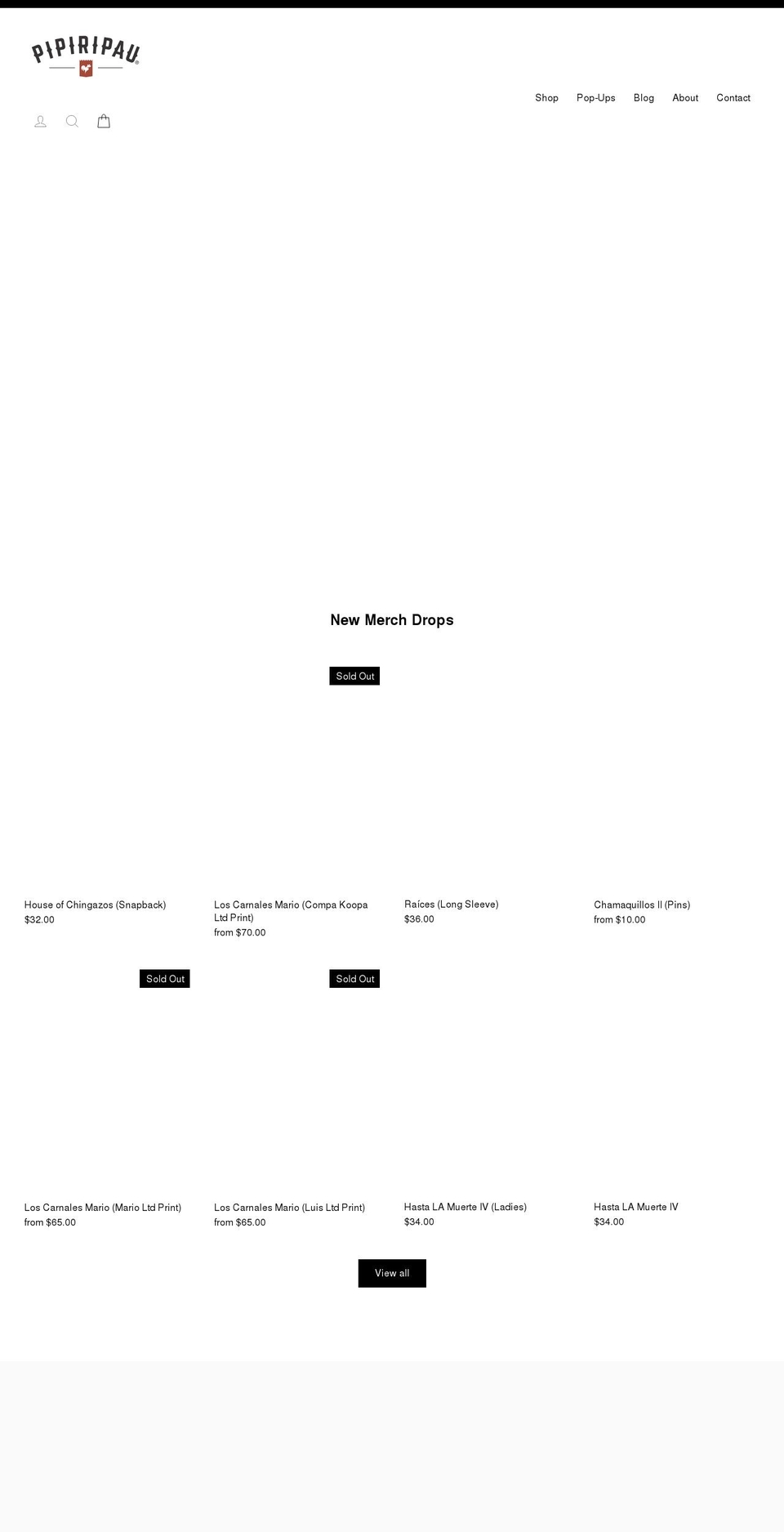 pipiripau.com shopify website screenshot