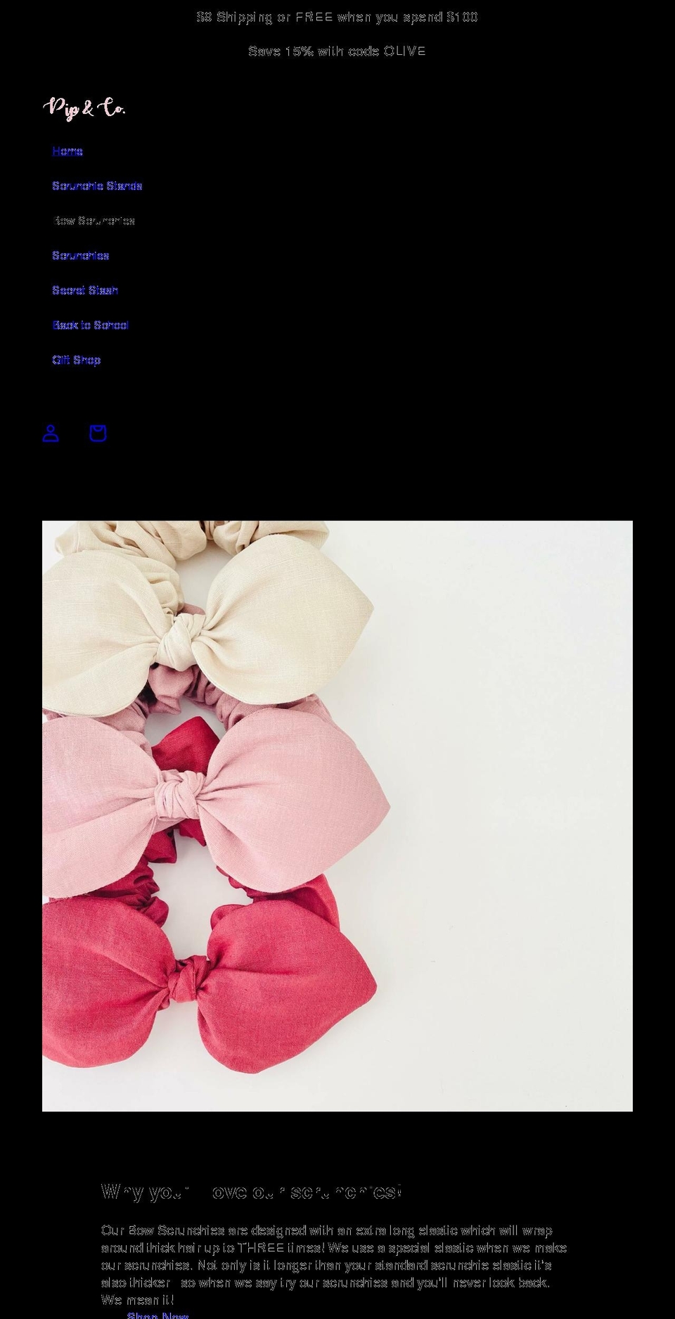 pipnco.com.au shopify website screenshot