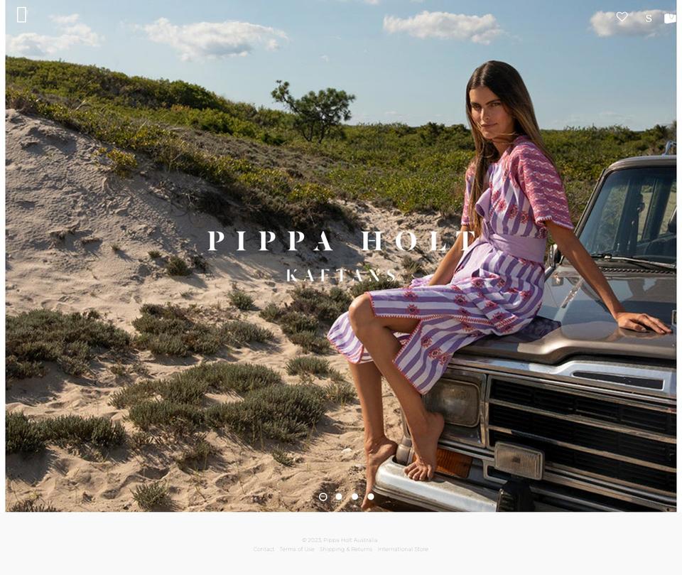 pippaholt.com.au shopify website screenshot