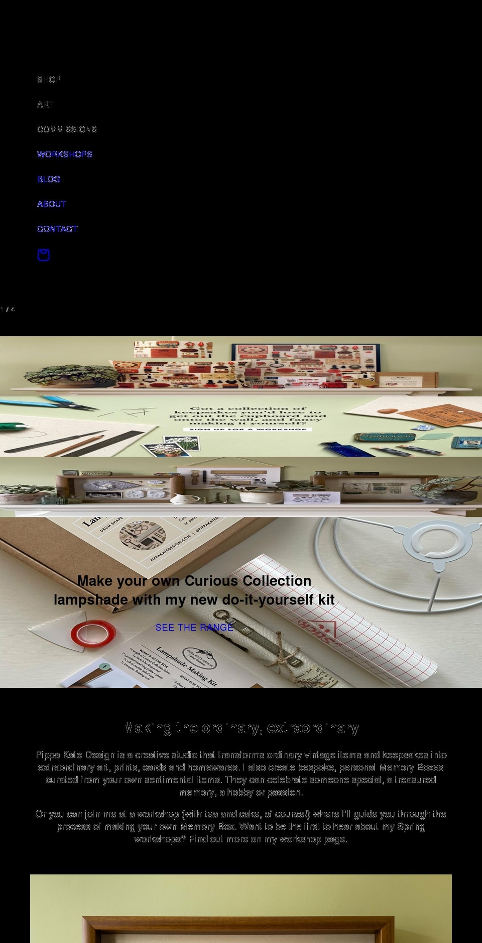 pippakatedesign.com shopify website screenshot