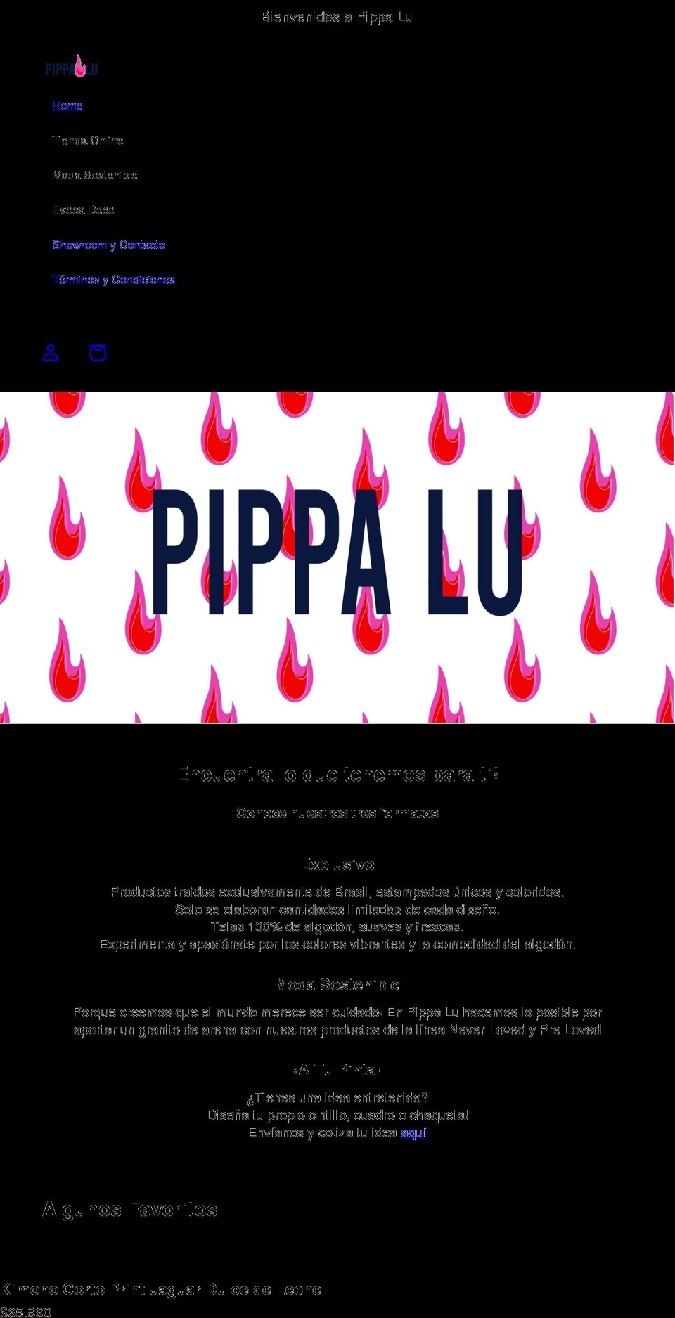 pippalu.com shopify website screenshot