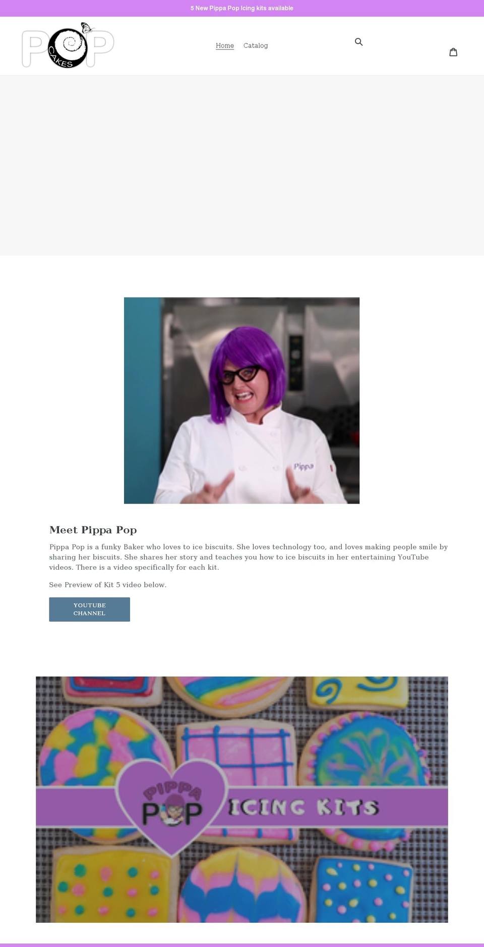 pippapop.com shopify website screenshot