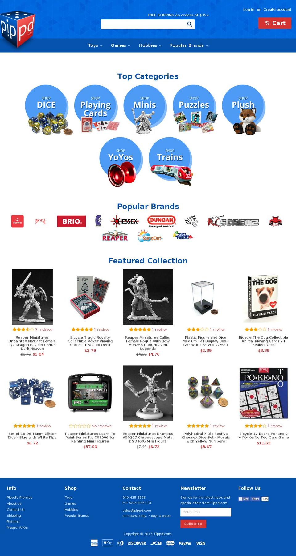 pippd.com shopify website screenshot