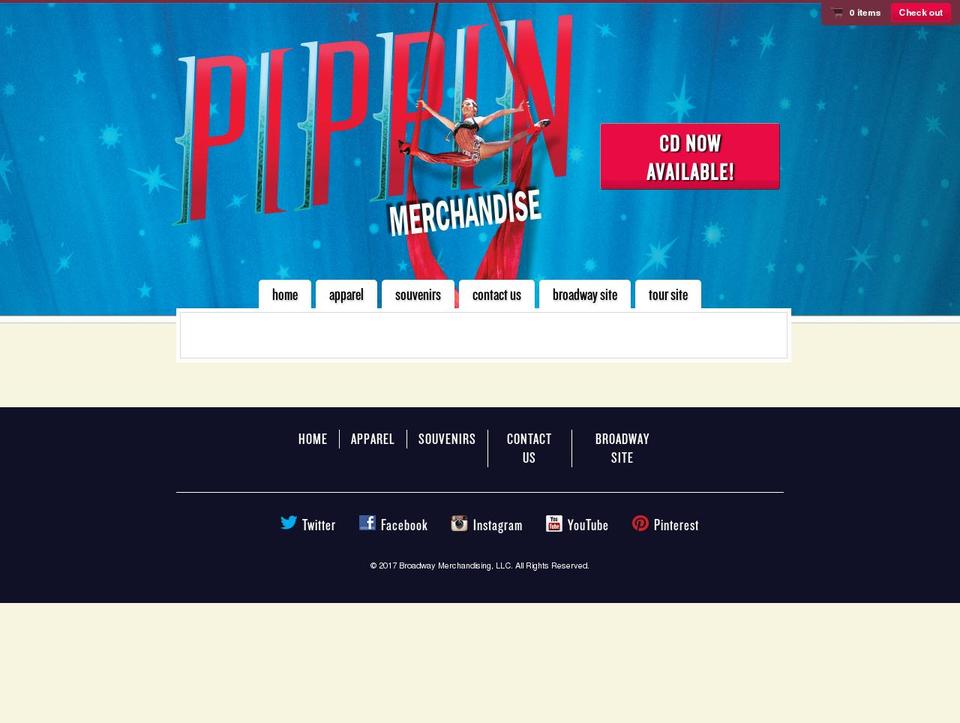 pippinmerch.com shopify website screenshot