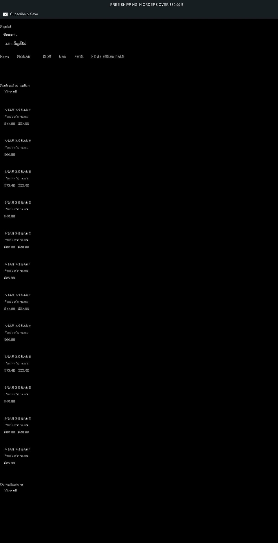 piqalot.com shopify website screenshot