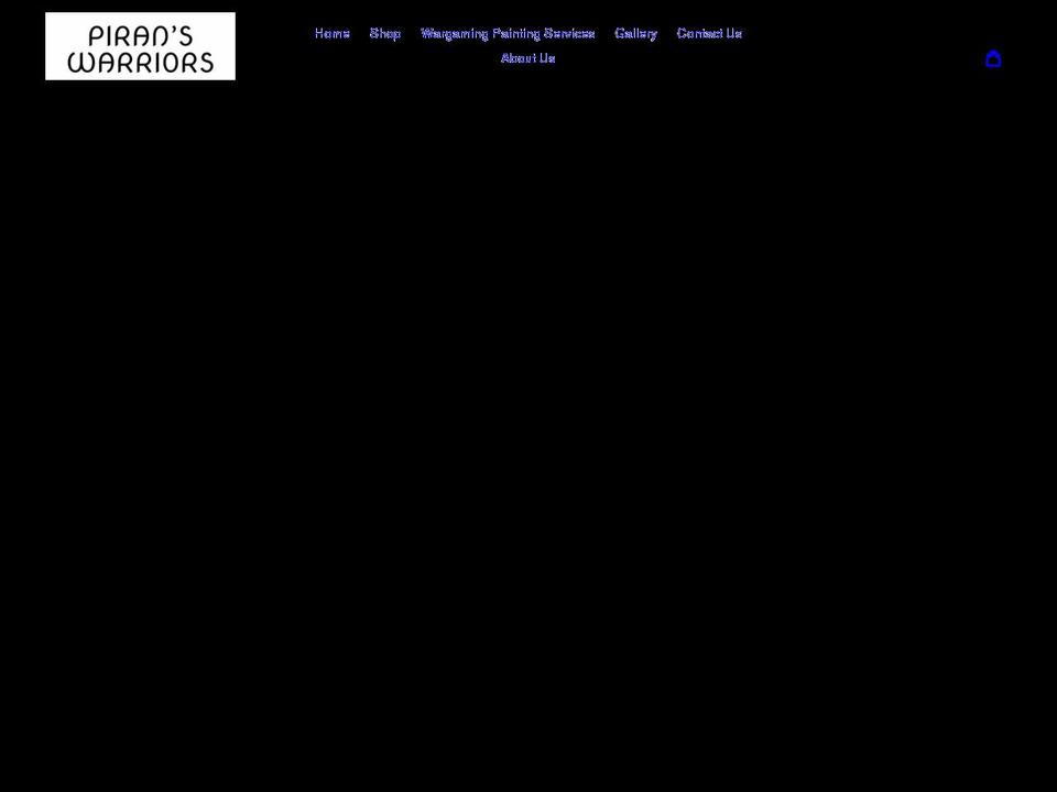 piranswarriors.co.uk shopify website screenshot