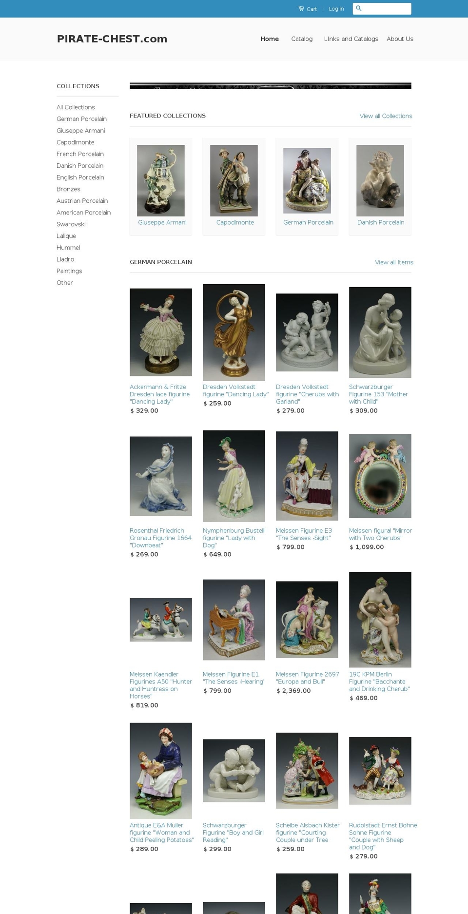 pirate-chest.com — Shopify storefront screenshot