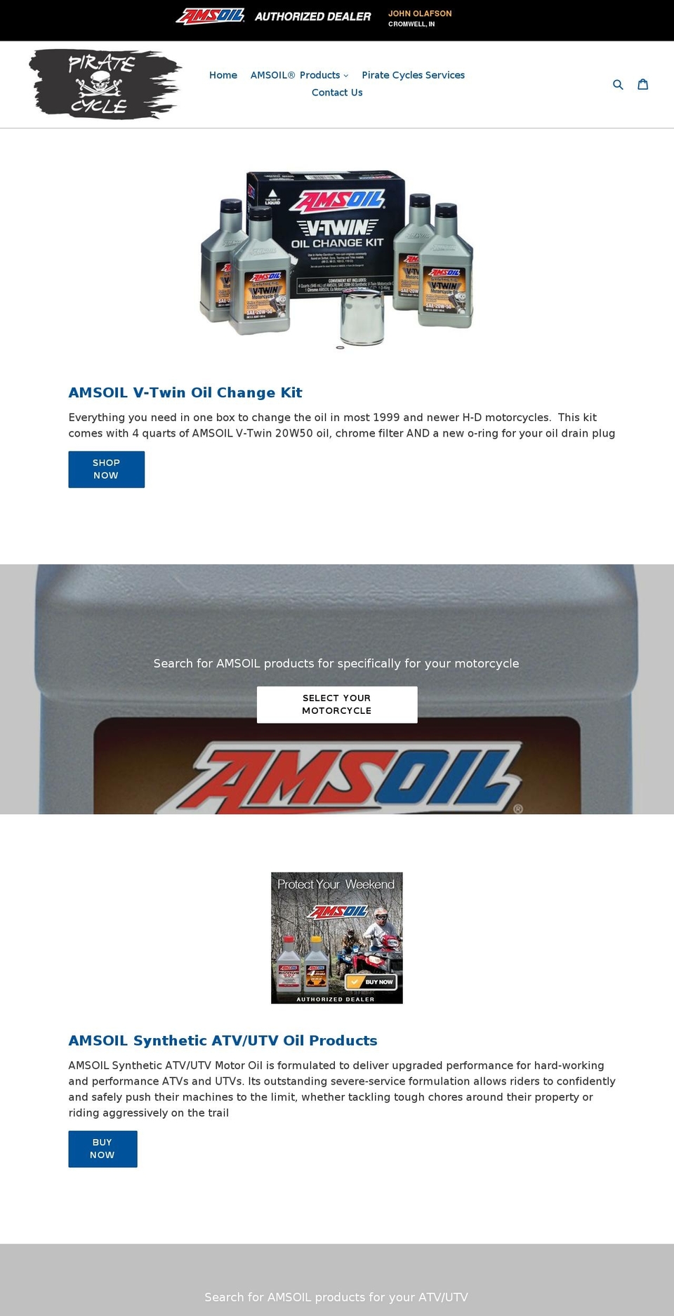 piratecycle.com — Shopify storefront screenshot