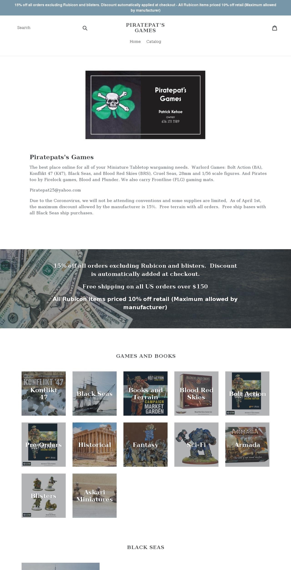 piratepats.net shopify website screenshot