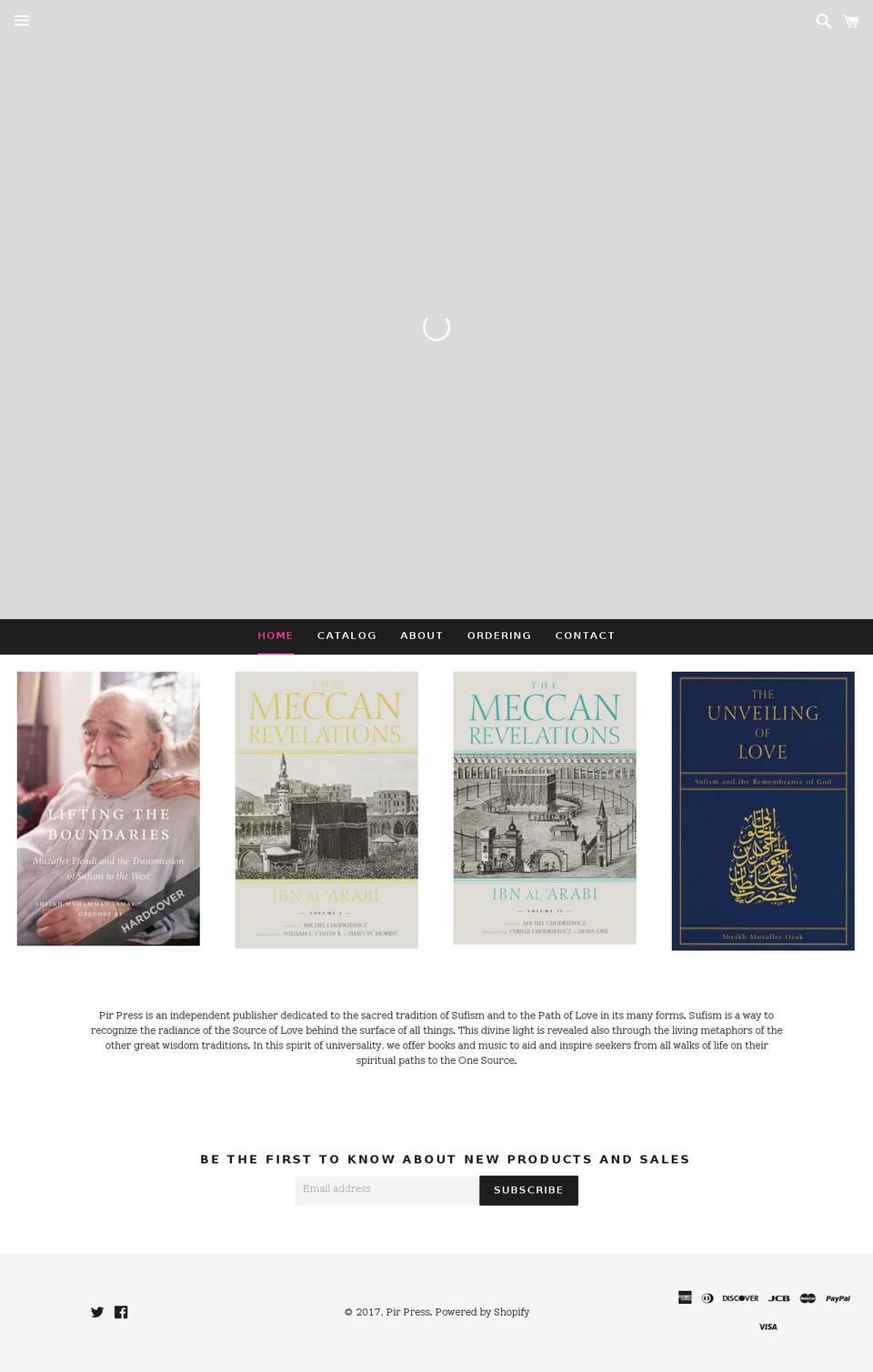 pirpress.com shopify website screenshot