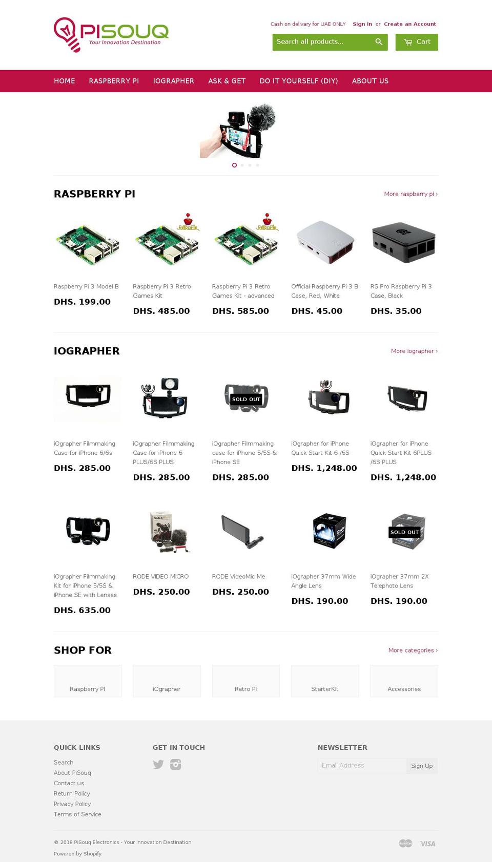 pisouq.com — Shopify storefront screenshot