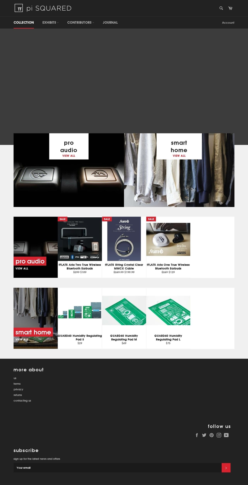 pisquaredonline.com — Shopify storefront screenshot