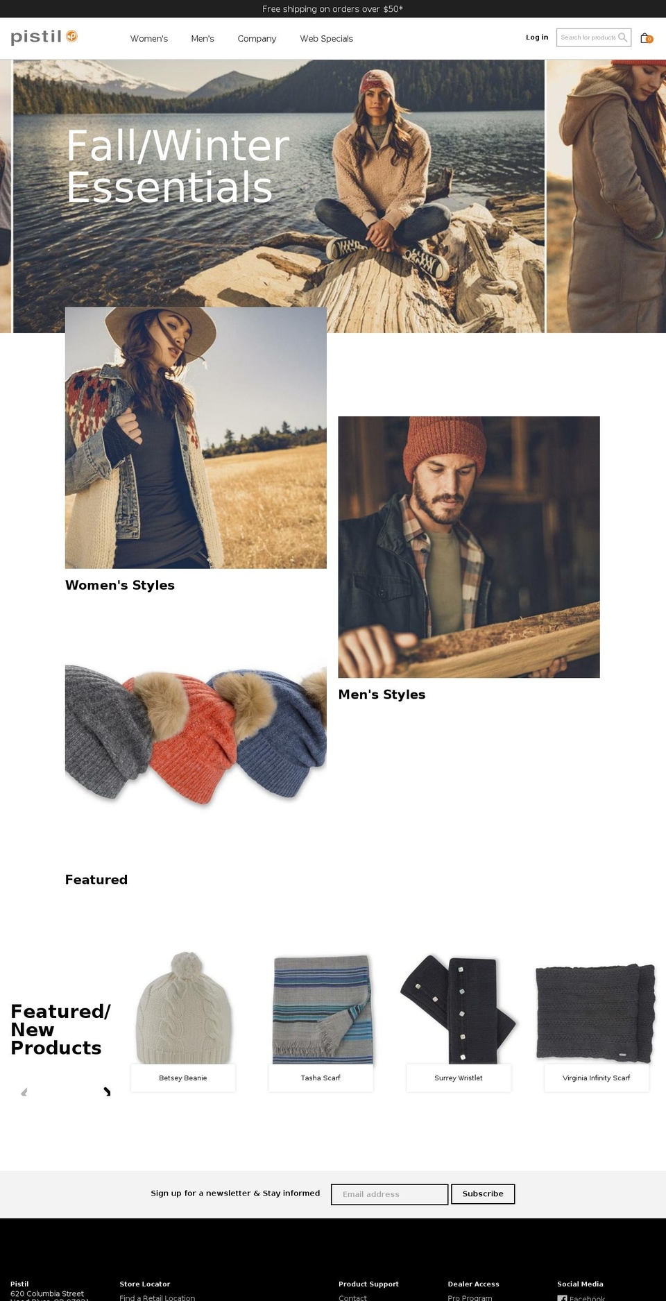 pistildesigns.com — Shopify storefront screenshot
