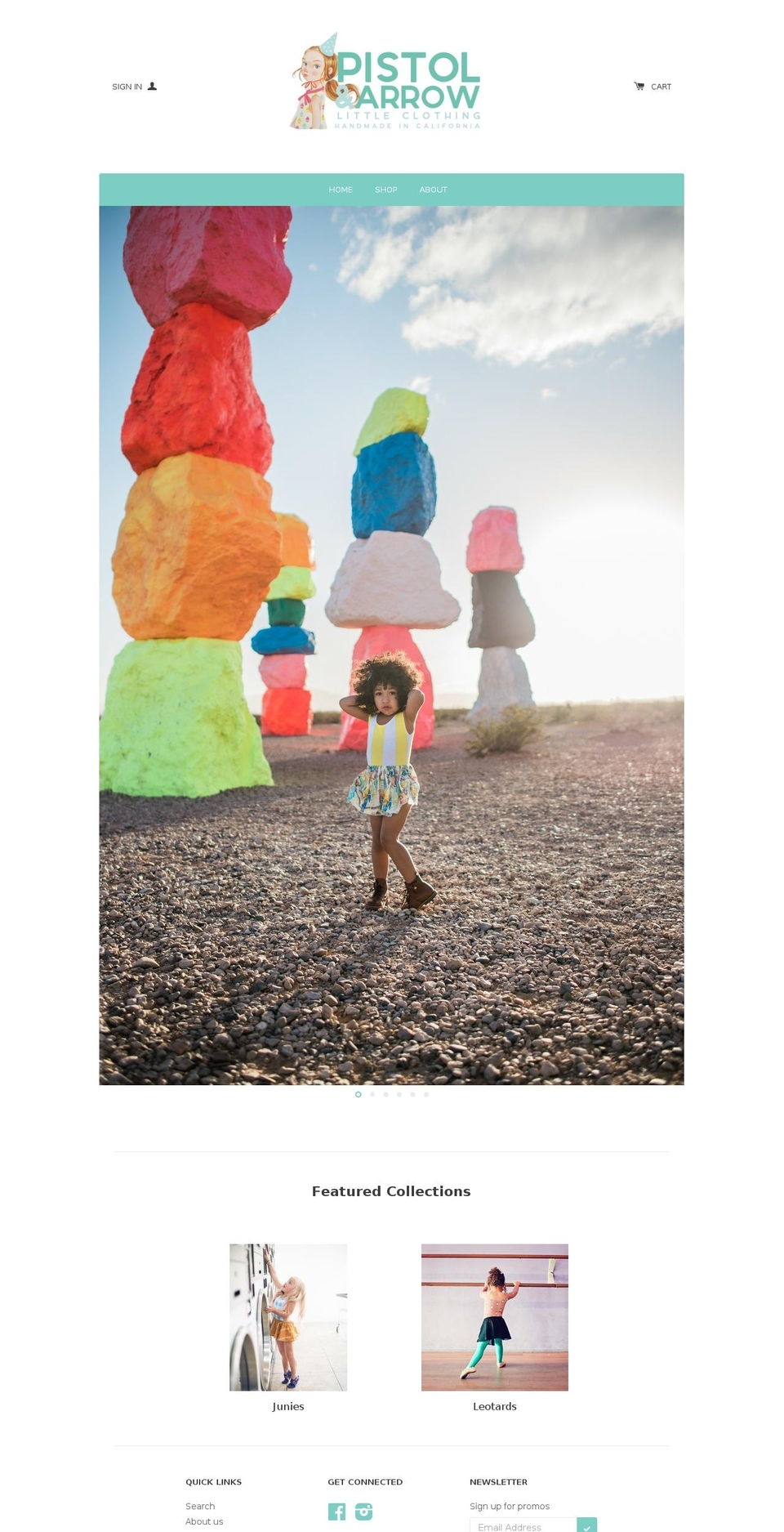 pistolarrow.com shopify website screenshot