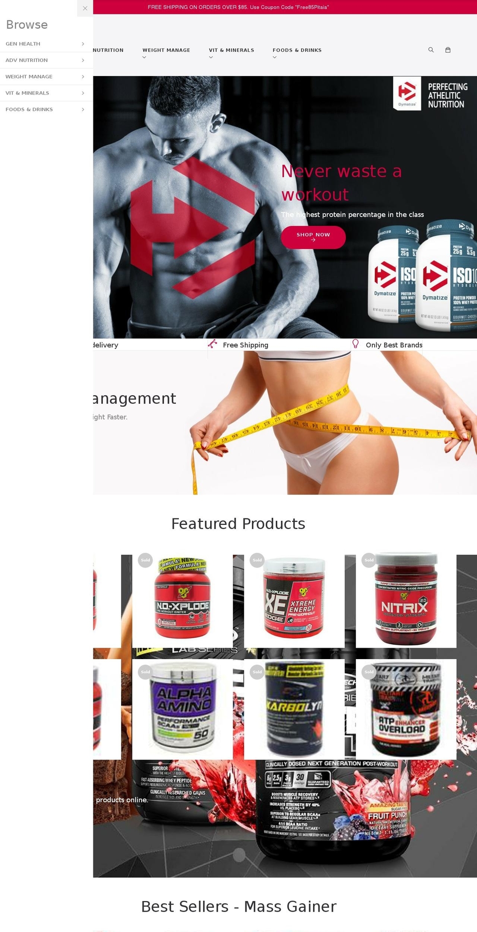 pitaia.com — Shopify storefront screenshot