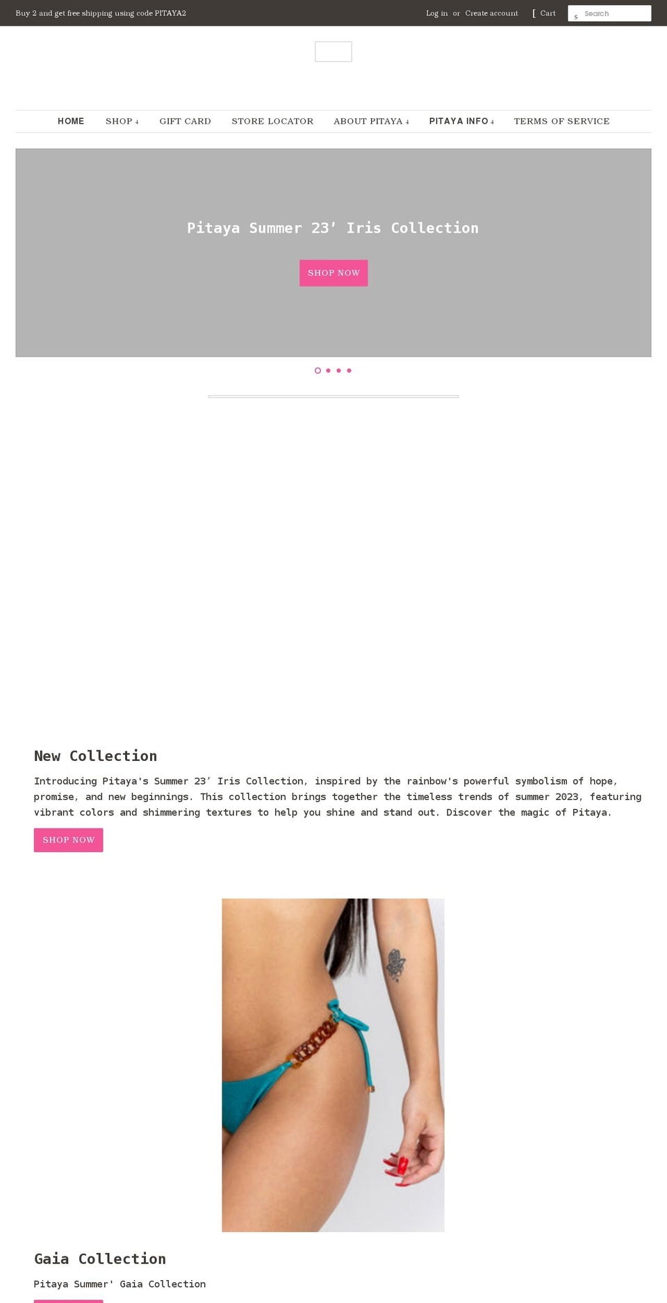 pitayastore.co.uk shopify website screenshot