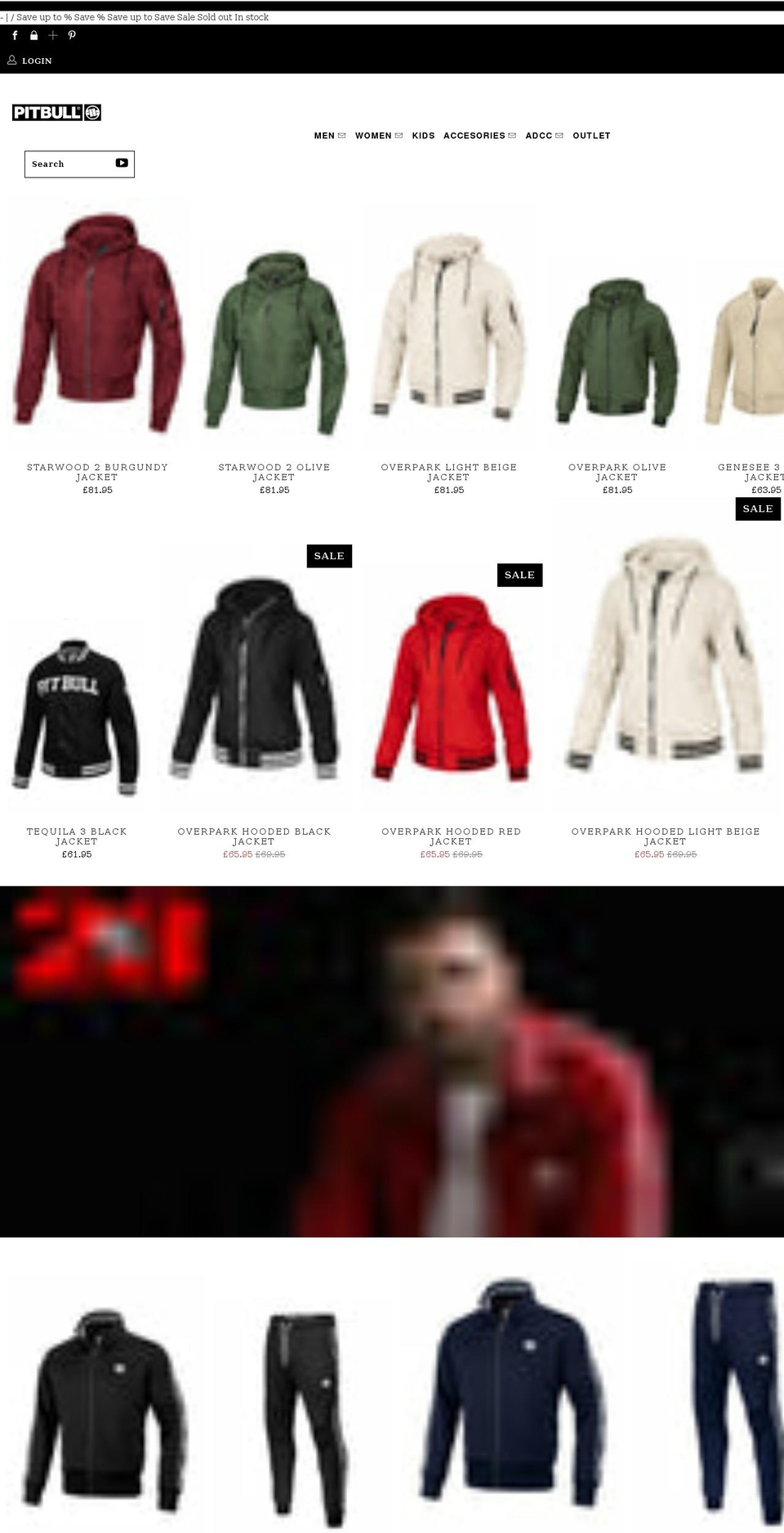 pitbull-store.co.uk shopify website screenshot