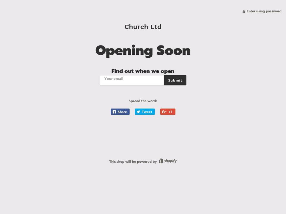 pitch.church shopify website screenshot