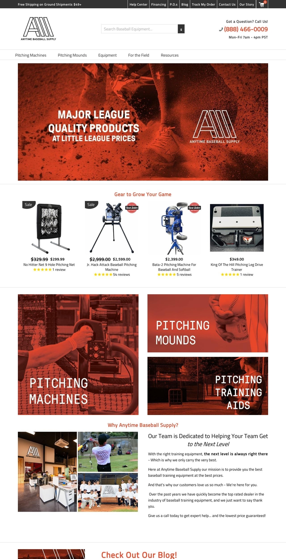 pitchprodirect.com — Shopify storefront screenshot